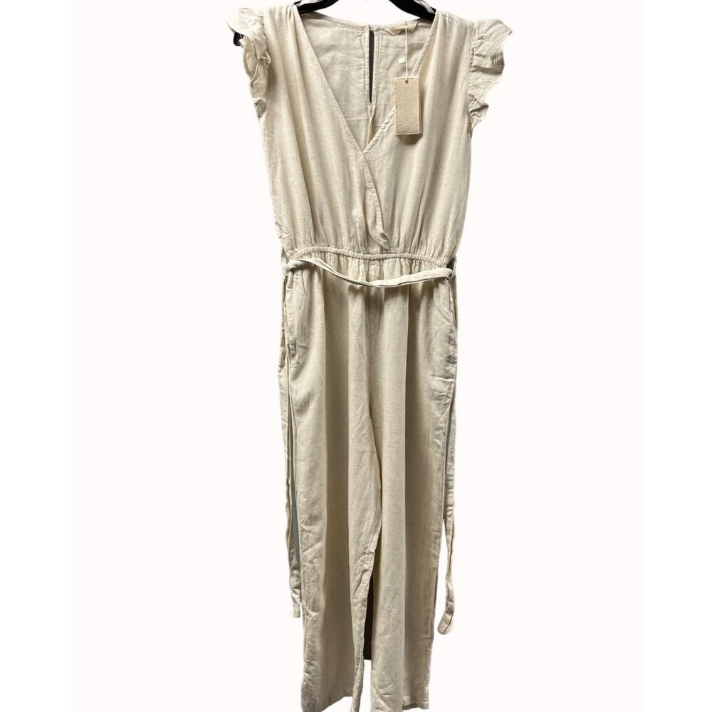 Sim & Sam Women's Beige Jumpsuit/One Piece Sz S SKU 4212